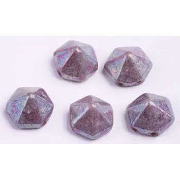 Korálek Dvoudírkový hexagon č32