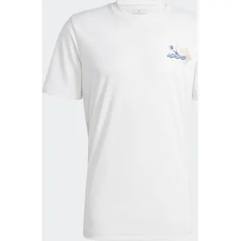 Pánské tričko Pánské Tričko s krátkým rukávem ADIDAS M PADEL G T II5917 – Bílá XXL