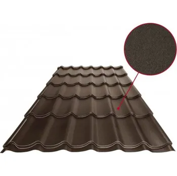 Střešní krytina Krytina UNI 1, tmavě hnědá RAL 8028, matná - tlouška 0,50mm, modul 400