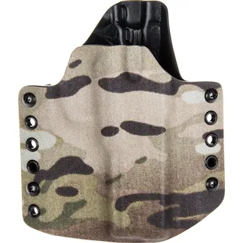 Příslušenství pro sportovní střelbu RH Holsters OWB - CZ 75 SP-01 Shadow - CZ 75 SP-01 Tactical - vnější kydexové pouzdro - poloviční sweatguard - multicam/černá Pouzdro je pro: Levák