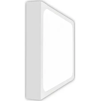 LED panel V-TAC Bílý LED panel 24W na povrch IP44 čtverec Teplá bílá 2500 - 3000K