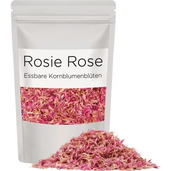 Jedlá dekorace na dort Sugar and Cakes ROSIE ROSE - SUŠENÉ KVĚTY LÍSTKY RŮŽOVÉ "ROSA" 20g