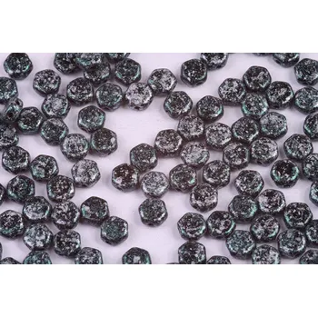 Korálek Dvoudírkový hexagon č. 155