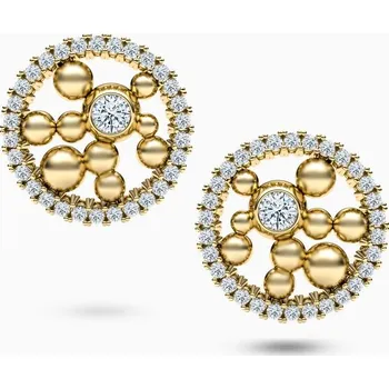 Náušnice Korbička Šperky Náušnice 016 - Zirkon -bílé zlato/žluté zlato/červené zlato