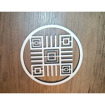 Dřevěný podtácek - mřížka