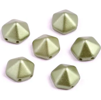 Korálek Dvoudírkový hexagon č176