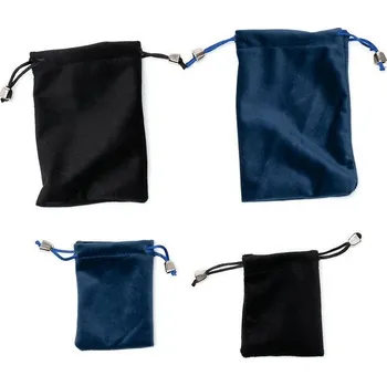 LEUCHTTURM Velurový váček na mince L/S Barva: Modrá, rozměr: velikost L