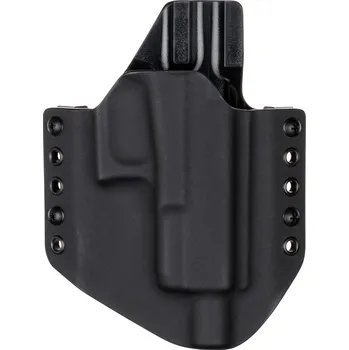 Příslušenství pro sportovní střelbu RH Holsters OWB - Glock 19 Gen5 - Glock 19X/45 + ZÁVIT - vnější kydexové pouzdro - poloviční sweatguard - černá/černá Pouzdro je pro: Levák