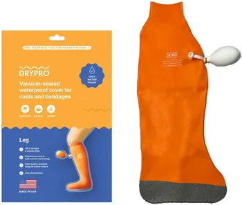 DRYPRO Vodotěsný návlek na lýtko oranžový S