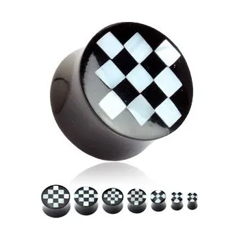 Piercing Šperky4U Rohovinový plug, 14 mm - PL01068-14