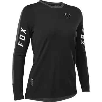 cyklistický dres Dámský cyklo dres FOX W Defend Pro LS, Black |L