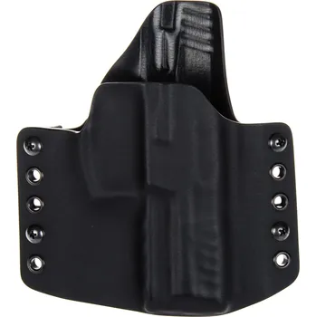 Příslušenství pro sportovní střelbu RH Holsters OWB - Heckler & Koch SFP9 - vnější kydexové pouzdro - poloviční sweatguard - černá/černá Pouzdro je pro: Levák
