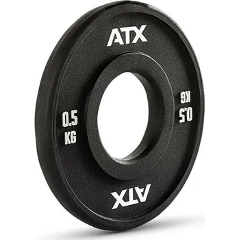 Frakční kotouč urethanový ATX LINE Change Plates PU, 0,5 kg - ČERNÝ