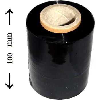 Průtažná stretch - fixační fólie 10 cm / 150 m GRANÁT černá