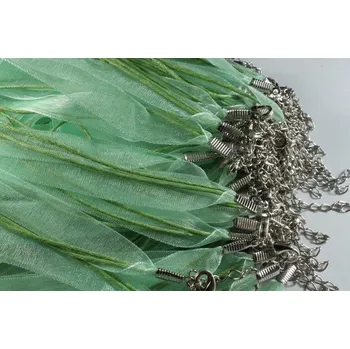 Korálek Šňůrka na krk s šifonem č. 14