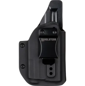 Příslušenství pro sportovní střelbu RH Holsters IWB - Glock 19/23/32 - Glock 19X/45 + Olight Baldr S - vnitřní kydexové pouzdro plný - sweatguard - ns - černá Pouzdro je pro: Pravák