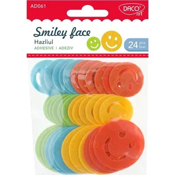 samolepka Smile plsťové samolepící /24 ks/