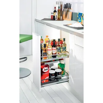 Nábytkové kování KES 005262 Dispensa Junior III, rám, 300mm, stříbrná (KES 005262 Dispensa Junior III, rám, 300mm, stříbrná)