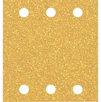 Brusný papír Brusný papír EXPERT C470 se 6 otvory pro vibrační brusky 115 × 107 mm, G 40, 10 ks BOSCH 2608900890