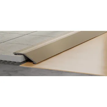 přechodová lišta Lišta přechodová "zkosená" Havos bronz, hliník elox, délka 270 cm, výška hrany 14 mm, LPZ4ALEBR270
