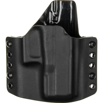 Příslušenství pro sportovní střelbu RH Holsters OWB - Glock 29 - vnější kydexové pouzdro - poloviční sweatguard - černá/černá Pouzdro je pro: Pravák