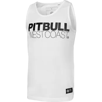 Pánské tílko PitBull West Coast - pánské tílko slim fit TNT bílé 2XL