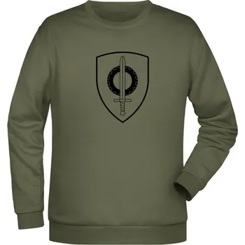 Pánská mikina Mikina 141. zásobovací prapor (Pardubice) - olivová