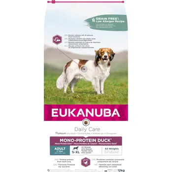 Krmivo pro psa 2x12kg Eukanuba Daily Care Monoprotein kachní