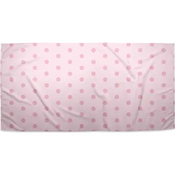 Sablio Ručník Růžové puntíky - 30x50 cm