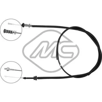 Lanko parkovací brzdy Lanko plynu, , 1J1721555K, 1J1721555N, 1J1721555Q, Metalcaucho, 83835