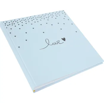 Fotoalbum Goldbuch RAINING HEARTS, 60/30x31 - modré