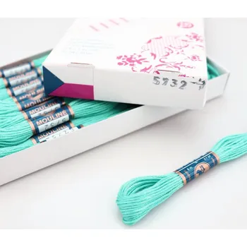 Příze Niťárna Vyšívací příze Mouline 5732 - světlý tyrkys