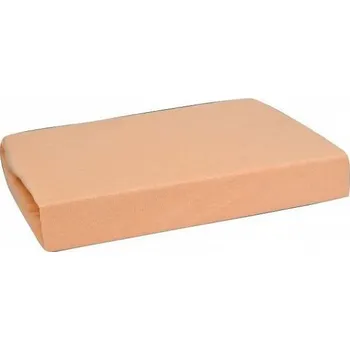 Prostěradlo Stanex Jersey napínací prostěradlo - lososová ROZMĚR: (š/d/v) 180 x 200 x 20 cm