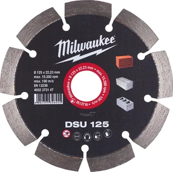 Řezný kotouč Milwaukee DSU 125 125 mm