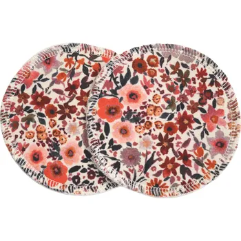 Těhotenské spodní prádlo Breberky BIO Vložky do podprsenky - Indiánská louka (bavlněný úplet)