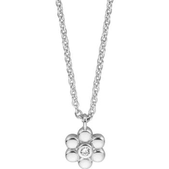 Náhrdelník ESPRIT stříbrný náhrdelník s květinou ESNL01741142