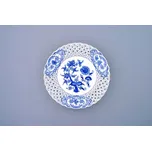 Cibulák Dubí Talíř prolamovaný - cibulový porcelán 10153, ø 24 cm