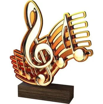 Volný čas Poháry Bauer Dřevěná plaketa WF186 | Hudba