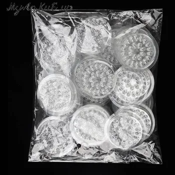 100 ks Plastových podložek na lepidlo pro prodlužování řas