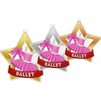 Poháry Bauer Akrylátová medaile MDASTARM75 | Balet