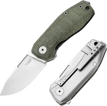 kapesní nůž Zavírací nůž Lionsteel Nano - Green canvas