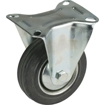 Pojezdové kolečko Kolečko pojezdové, 100mm, pevné, tvrdá pryž, 60kg