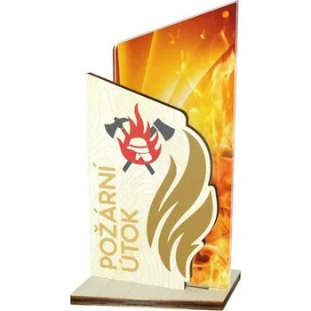 Poháry Bauer Akrylátová trofej APLA0012M09 | Hasiči