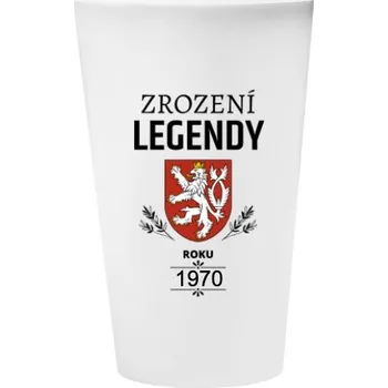Cestovní nerezový hrnek s potiskem Cestovní hrnek zrození legendy