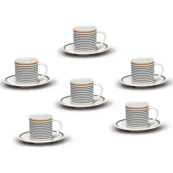 Stolování Thun 1794 Šálky a podšálky, 250 ml, Elegance B, 6 ks, porcelán Thun