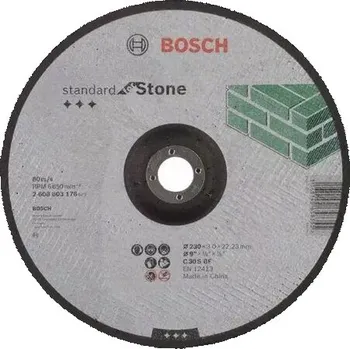Příslušenství k nářadí Dělicí kotouč profilovaný Standard for Stone BOSCH 2608603176