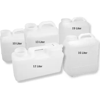 Kanystr Kanystr na vodu Comet se širokým hrdlem - uzávěr DIN 96 Varianta: 16 l - bez víka
