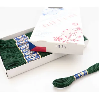 Příze Niťárna Vyšívací příze Mouline 6882 - cypřišová