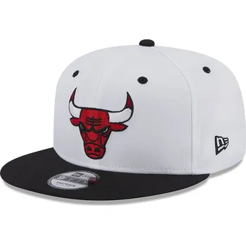 Kšiltovka kšiltovka New Era 9FI White Crown Patch NBA Chicago Bulls - White/Black S/M