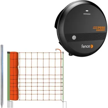 Ohradník Sada elektrického ohradníku, preventivní ochrana před vlkem, zdroj s vysokým napětím, síť 120 cm